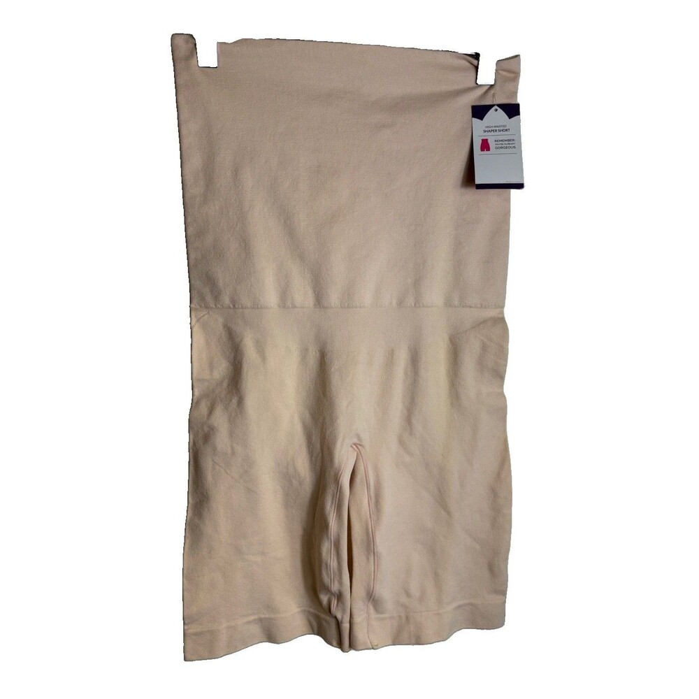 Empetua High Waisted Shaper Shorts Nude Beige Tummy Control Shapewear NWT XL-XXL